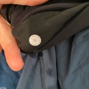 Lululemon short with compression short underneath